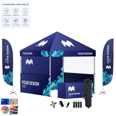 10' x 10' Commercial Hex Aluminum Frame Tent Kit