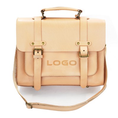 Vintage Top-Grain Leather Backpack