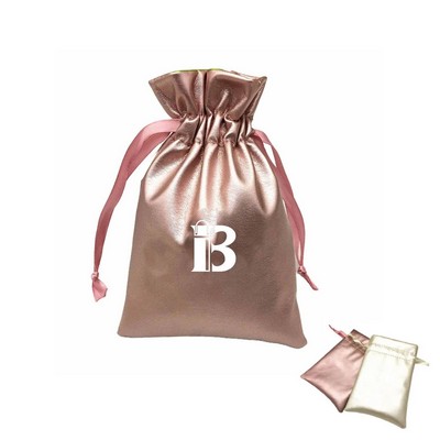 PU Gift Jewelry Drawstring Bag