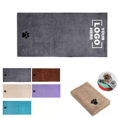 Absorbent Dogs Soft Pet Drying Towel