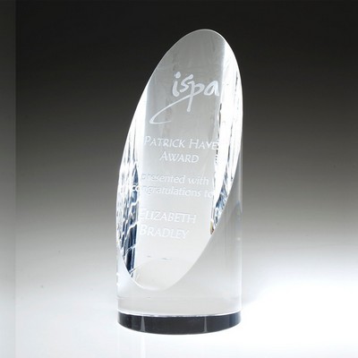 5" Cylinder Crystal Award