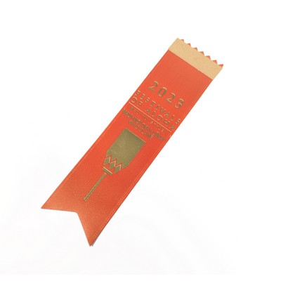 3" x 6" Badge Ribbon with Adhesive Strip