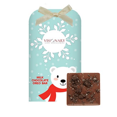 Belgian Chocolate Bar Stocking Stuffer w/ Oreo® Cookies