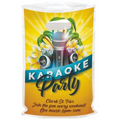 Digital Full Color Die Cut Plastic Bag