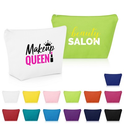 Large Canvas Travel Cosmetic Bag