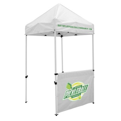 5' Economy Tent Half Wall Kit (Full-Color Imprint)