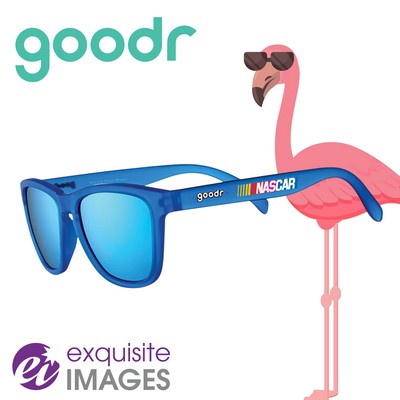 goodr® Falkor's Fever Dream, Blue on Blue Reflective Sunglasses
