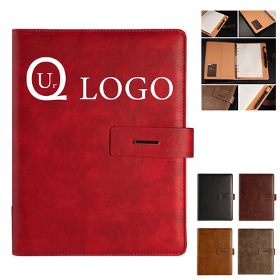 A5 Business Small Button Notebook