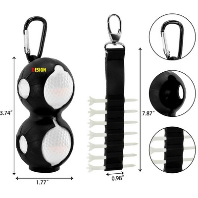 Golf Ball Tee Holder Kit