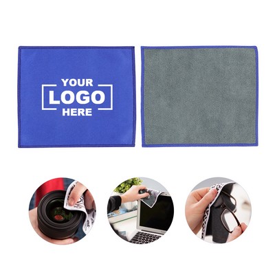 Microfiber Eyeglass Cleaning Cloth Dual-Sided Quick Clean.