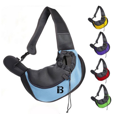 Portable crossbody shoulder breathable mesh outdoor bag