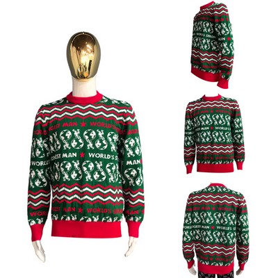 Classic Christmas Round Neck Sweater(Free Shipping)