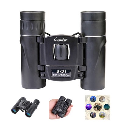 Pocket Binocular with 8X Magnification and Lens