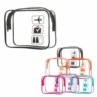 Transparent Travel Cosmetic Organizer