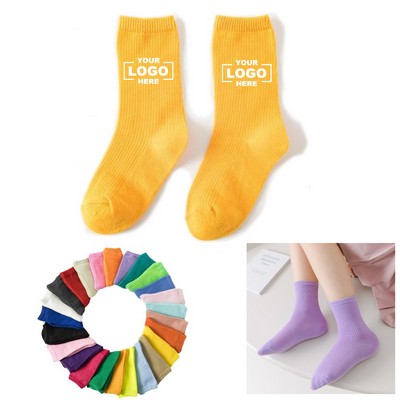 Kids' Soft Cotton Crew Socks(Free Shipping)