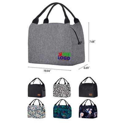 Small Insulated Waterproof Portable Lunch Bag