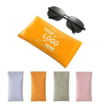 Soft PU Leather Sunglasses Pouch(Free Shipping)
