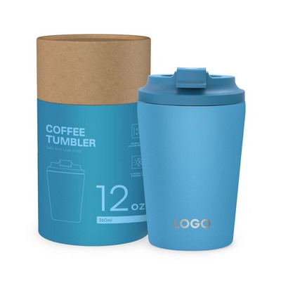 Stainless Steel Flip - top Coffee Cup