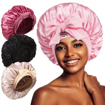 Luxury Satin Sleep Cap with Adjustable Band(Free Shipping)