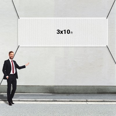 Custom 3' X 10' Mesh Banners