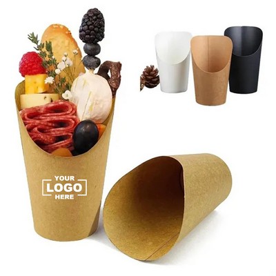 Custom Disposable Paper Fry Cups
