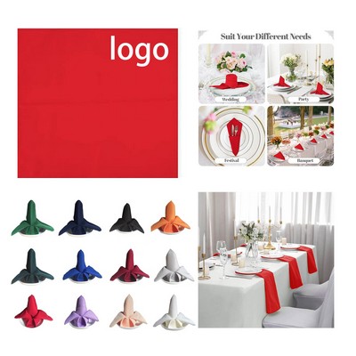 Hotel Restaurant Western Coffee Shop Placemat Folded Flower Wiping Cup Napkin Cloth