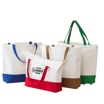 Canvas Tote Bag Reusable Grocery Shopping Cloth Bag