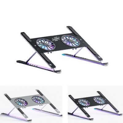 Desk Laptop Stand with 2 Cooling Fan