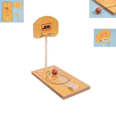 Wooden Basketball Arcade Skill Game