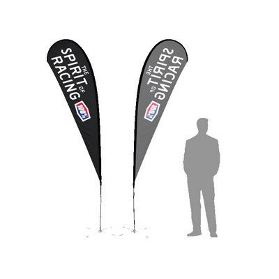 11ft TearDrop Flag W/ Single Sided Printing