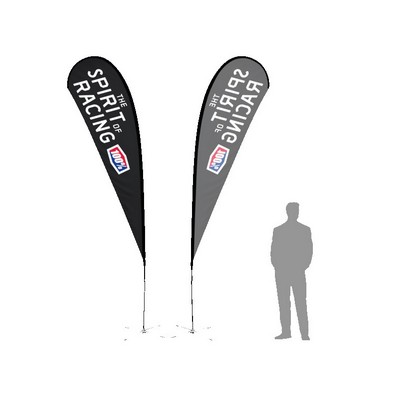 15ft TearDrop Flag W/ Single Sided Printing