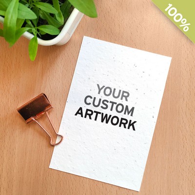 1-Sided Medium Seed Paper Panel Card