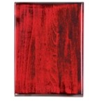 Piano Red Recognition Plaque w/Brass Plate (10 1/2"x 13")