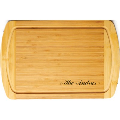 15" x 10" Large Fiji Bamboo Cutting Board
