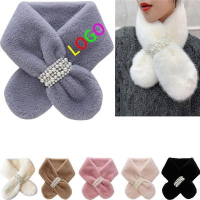 Fake Rabbit Fur Scarf