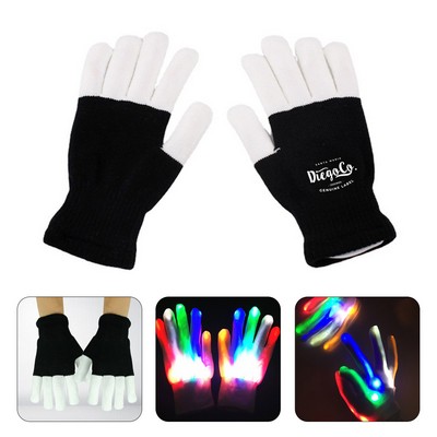 LED Luminous Rainbow Gloves