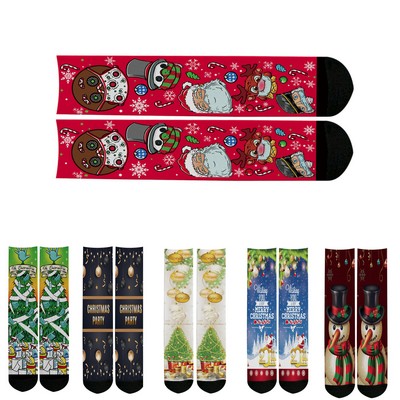 Vibrant Full-Color Custom Sublimation Socks(Free Shipping)