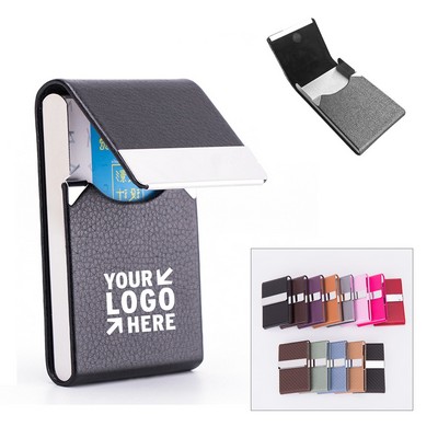 Pu Leather Business Card Case