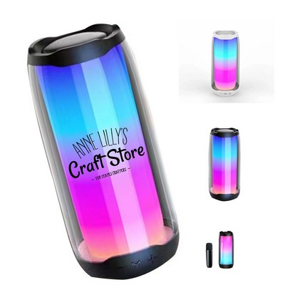 360? Sound Bass Bluetooth Speaker with LED Light Show