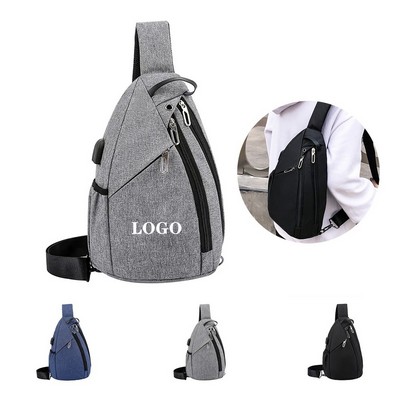 Versatile Nylon Chest Sling Bag