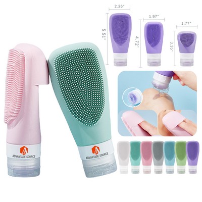 Soft Silicone Travel Squeeze Bottle – Leakproof Refillable Travel Container