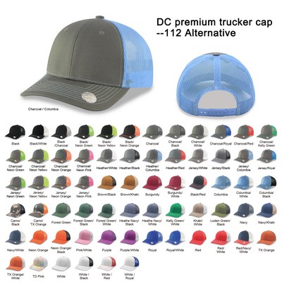 6 Panel Premier 112 Trucker Cap