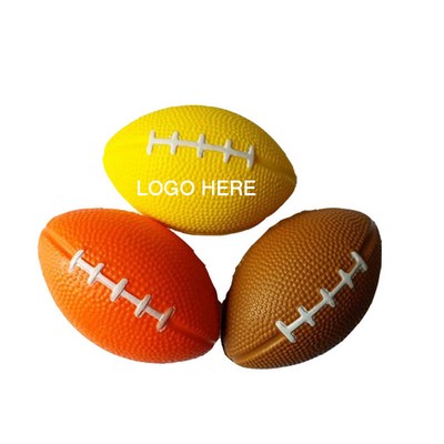 Football Stress Ball (3.55"x 3.55"x 2.37")