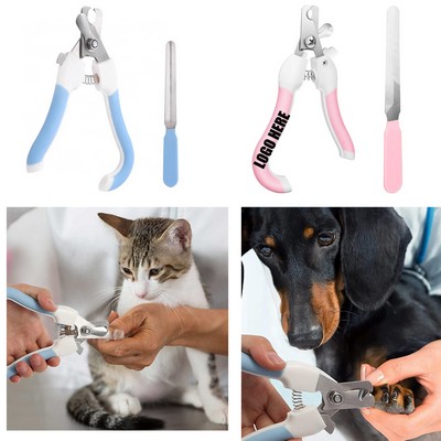 Dog Cat Nail Clippers Set