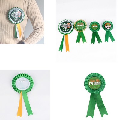 St Patrick's Day/Irish Festival Corsage Pendant Ribbon Pin/Medal/Badge (Low MOQ)