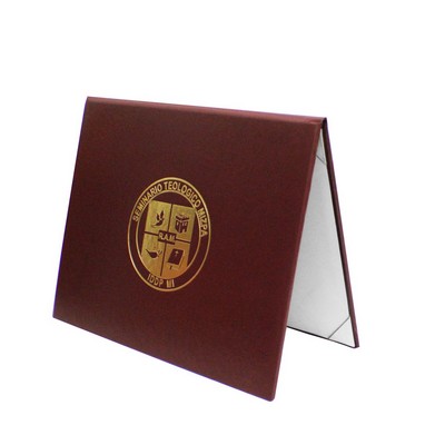 Turned-Edge Leatherette Diploma Cover / Certificate Holder