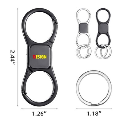 2 in 1 Double-headed Keychain