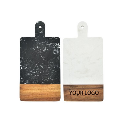 Marble and acacia Wood Cutting Board
