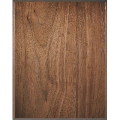 9" x 12" 45 Degree Bevel Edge Genuine Walnut Plaque