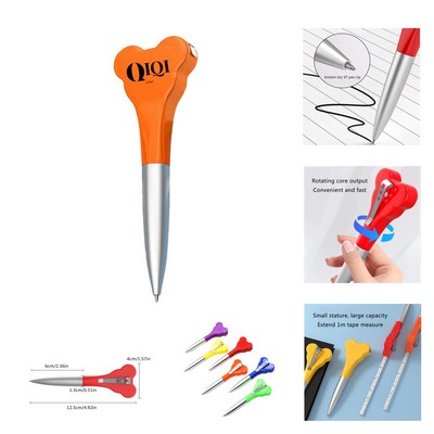 2 In 1 Tape Measure Ballpoint Pen